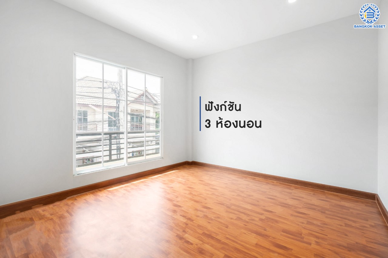 บ้านมือสองตกแต่งใหม่ ทำเลโซนเมือง! ม.นนทกาญจน์ นครอินทร์-พระราม5 บ้านแฝดหลังใหญ่ เนื้อที่ 44 ตร.ว. ฟังก์ชัน 3 ห้องนอน 3 ห้องน้ำ บนทำเลเชื่อมต่อทุกการเดินทาง ใกล้สะพานพระรามห้า และรถไฟฟ้า "สถานีแยกติวานนท์"